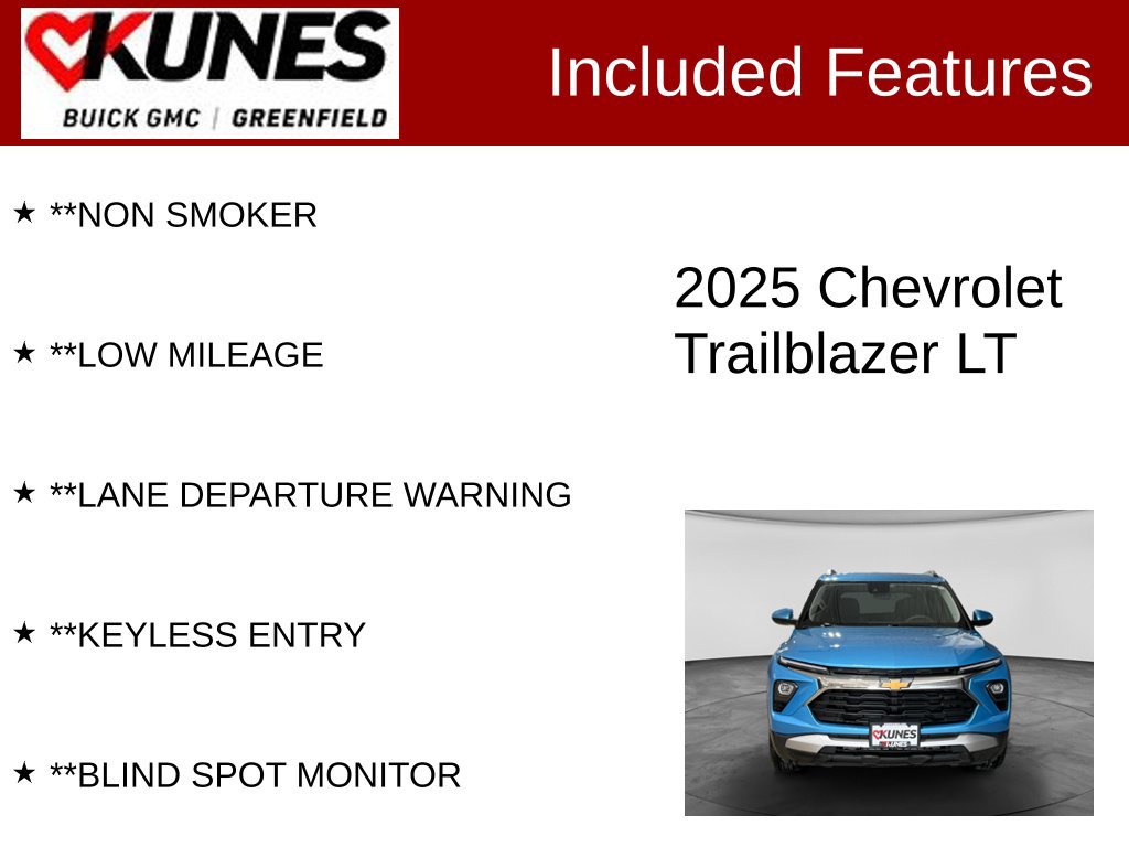 Used 2025 Chevrolet TrailBlazer LT AWD/4WD image 3