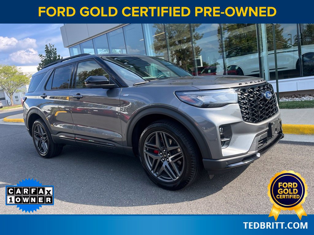 Certified 2025 Ford Explorer ST-Line w/ ST-Line Street Pack AWD/4WD image 1