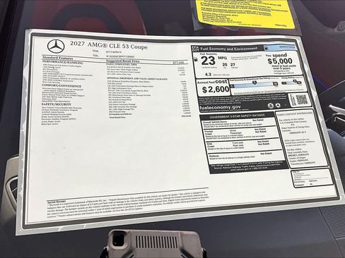 New 2027 Mercedes-Benz CLE 53 AMG 4MATIC Coupe image 18