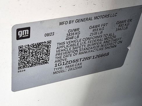 Certified 2024 Chevrolet Malibu LT FWD image 34