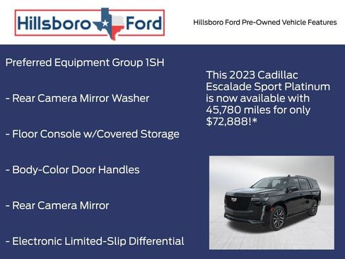 Used 2023 Cadillac Escalade Sport Platinum w/ Heavy-Duty Trailer Package AWD/4WD image 6