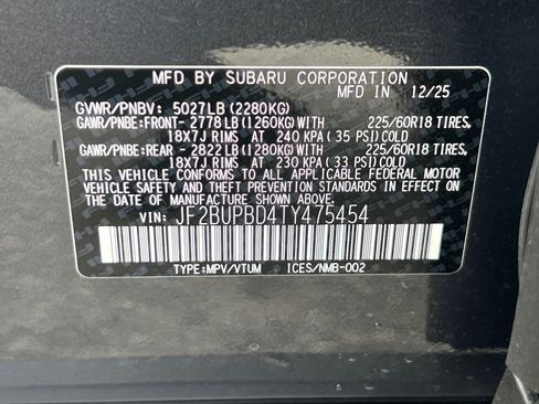 New 2026 Subaru Outback Premium image 31