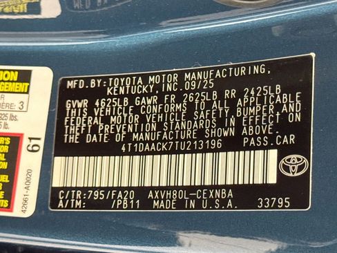 Used 2026 Toyota Camry LE image 30