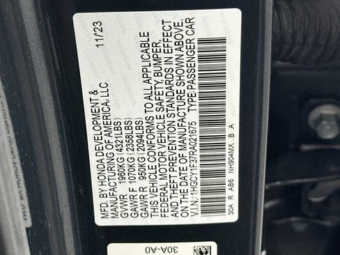 Used 2024 Honda Accord EX image 12