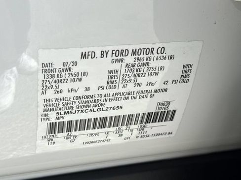 Used 2020 Lincoln Aviator Reserve w/ Equipment Group 202A AWD/4WD image 44