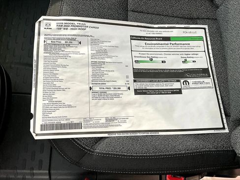 New 2026 RAM ProMaster 2500 w/ Convenience Group FWD image 17