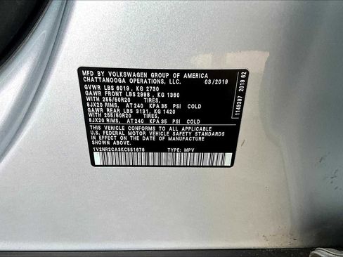 Used 2019 Volkswagen Atlas SEL Premium image 38