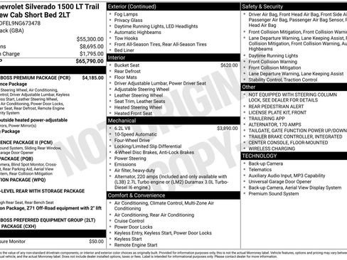 Used 2022 Chevrolet Silverado 1500 LT Trail Boss w/ LT Trail Boss Premium Package AWD/4WD image 36