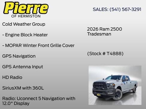 New 2026 RAM 2500 Tradesman AWD/4WD image 30