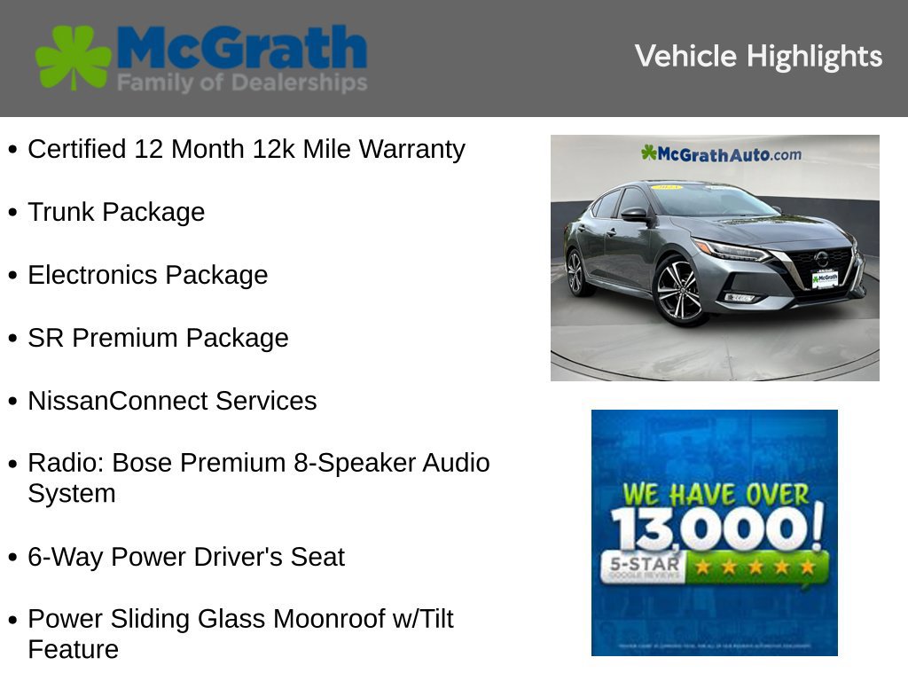 Used 2023 Nissan Sentra SR w/ SR Premium Package FWD image 6