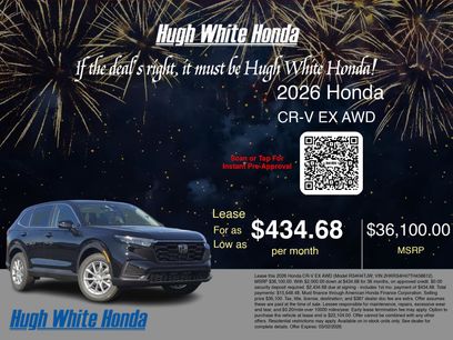 New 2026 Honda CR-V EX
