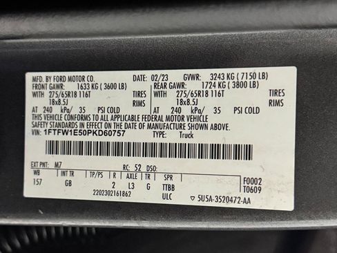Used 2023 Ford F150 XL w/ STX Appearance Package AWD/4WD image 61