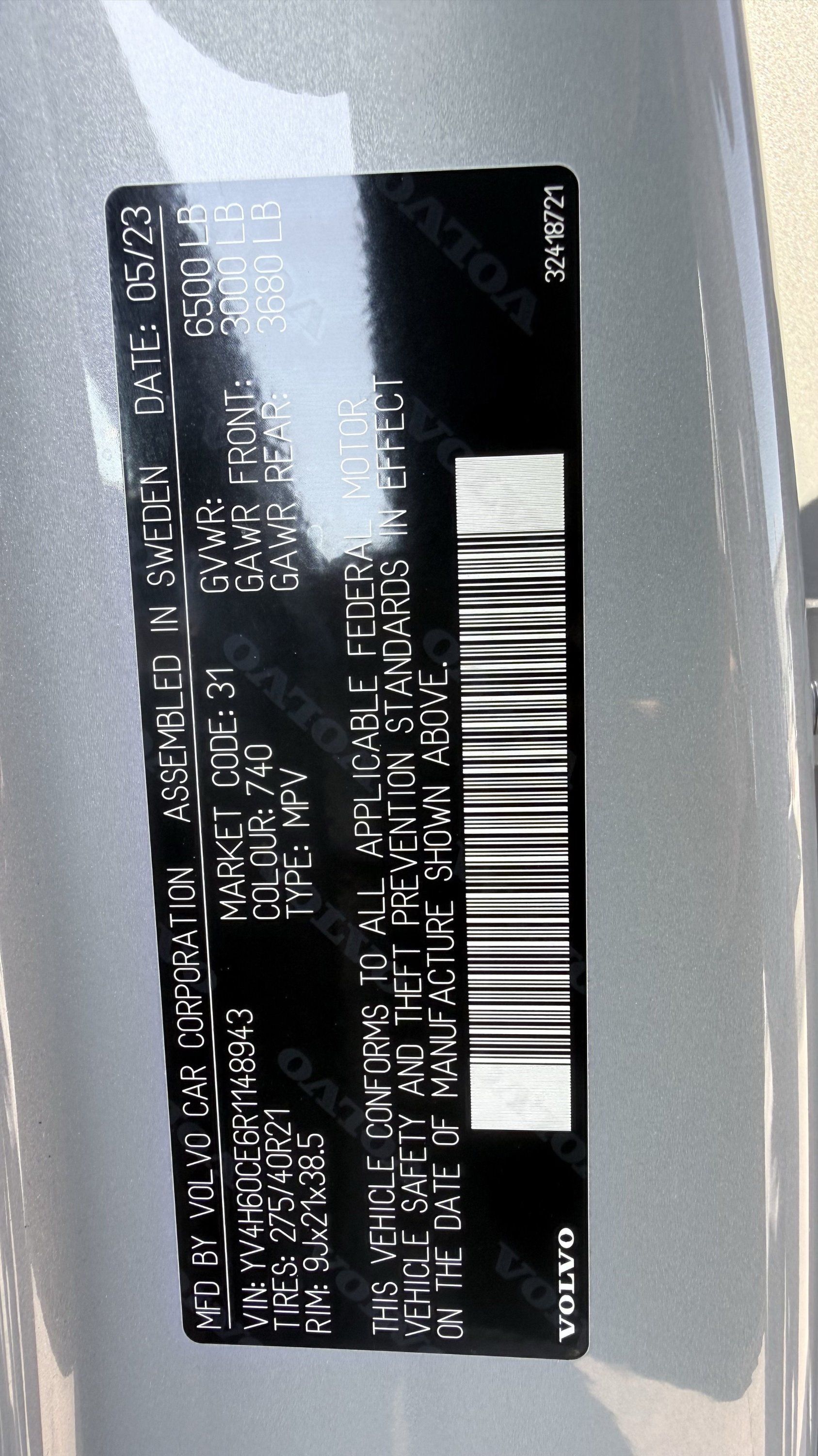 Used 2024 Volvo XC90 T8 Plus w/ Protection Package Premier AWD/4WD image 35