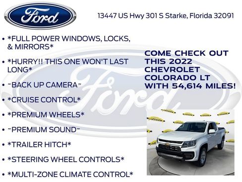 Used 2022 Chevrolet Colorado LT w/ Fleet Safety Package image 10