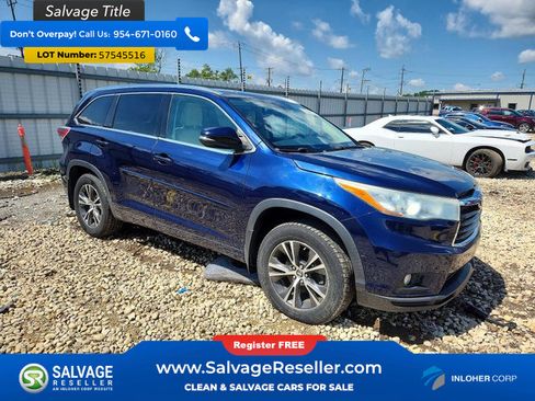 Used 2016 Toyota Highlander XLE w/ Protection Package #3 AWD/4WD image 5