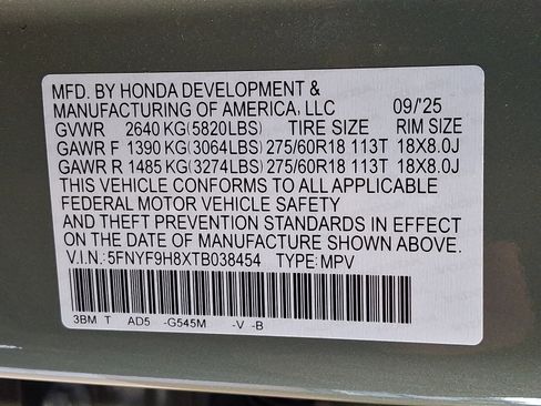 Used 2026 Honda Passport TrailSport Elite image 30