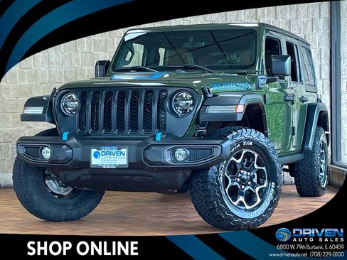 Used 2023 Jeep Wrangler Unlimited Rubicon 4xe w/ Cold Weather Group AWD/4WD image 1