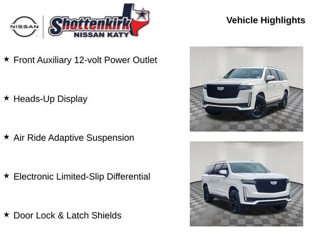 Used 2023 Cadillac Escalade ESV Sport Platinum w/ LPO, ONYX Package RWD image 12