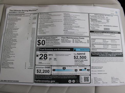 Used 2026 BMW X1 xDrive28i image 35