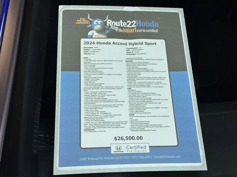 Certified 2024 Honda Accord Sport image 40