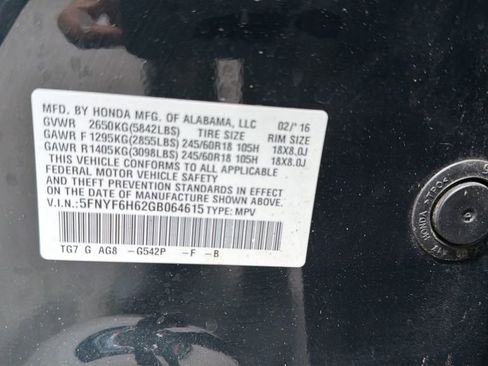 Used 2016 Honda Pilot EX-L image 30