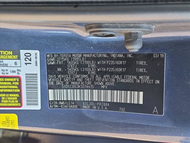 Used 2019 Toyota Sienna XLE w/ XLE Navigation Package FWD image 26