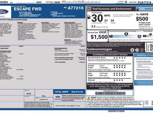 Used 2023 Ford Escape Active FWD image 5
