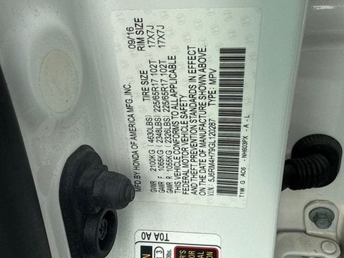 Used 2016 Honda CR-V EX-L image 13