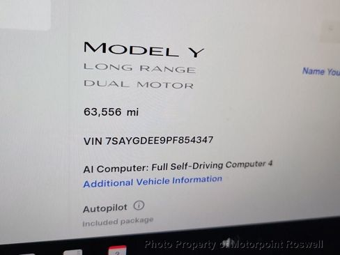 Used 2023 Tesla Model Y Long Range AWD/4WD image 3