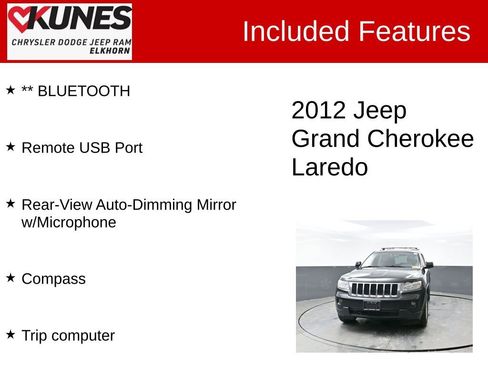 Used 2012 Jeep Grand Cherokee Laredo image 3