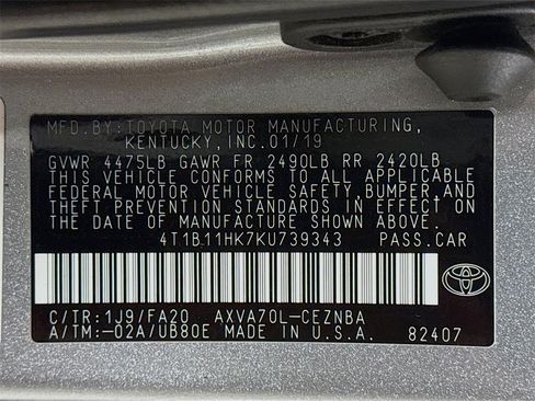 Used 2019 Toyota Camry LE image 35