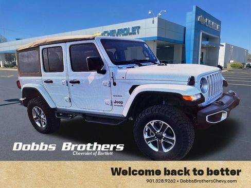 Used 2021 Jeep Wrangler Unlimited Sahara w/ Cold Weather Group image 1