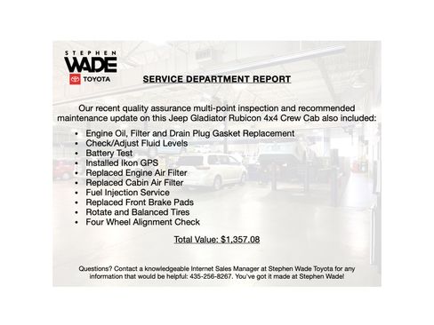 Used 2023 Jeep Gladiator Rubicon w/ Cold Weather Group AWD/4WD image 4