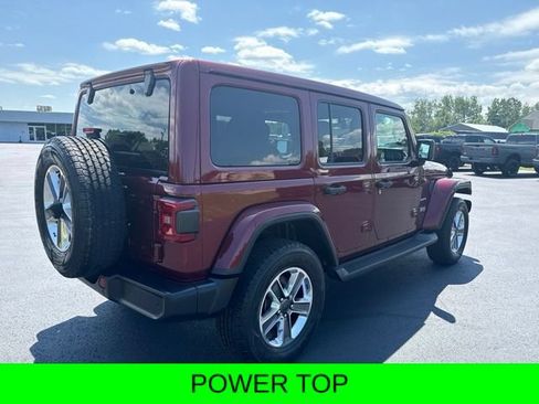 Used 2021 Jeep Wrangler Unlimited Sahara w/ Uconnect 4C Nav & Sound Group AWD/4WD image 5