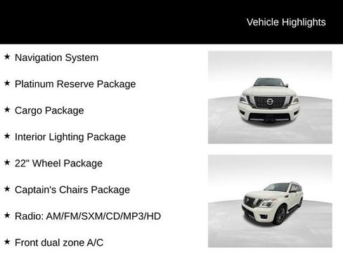 Used 2020 Nissan Armada Platinum w/ Platinum Reserve Package AWD/4WD image 13