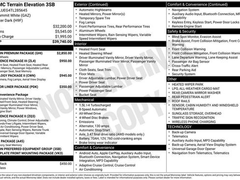New 2026 GMC Terrain Elevation w/ Elevation Premium Package AWD/4WD image 4