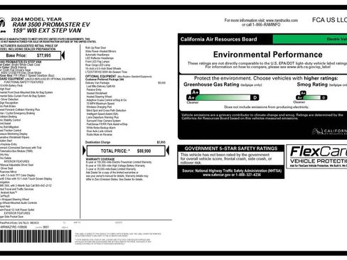 Used 2024 RAM ProMaster 3500 w/ Delivery Van Package FWD image 5