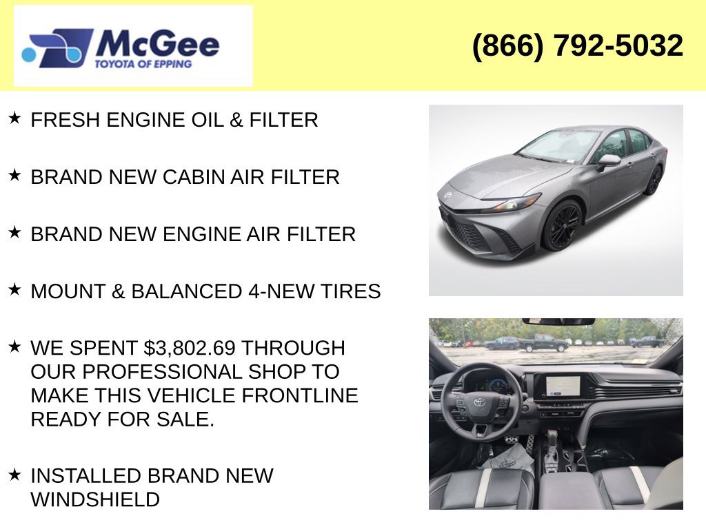 Certified 2025 Toyota Camry SE FWD image 8