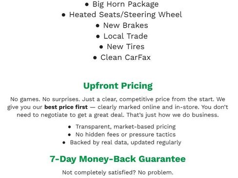 Used 2018 RAM 1500 Big Horn image 2