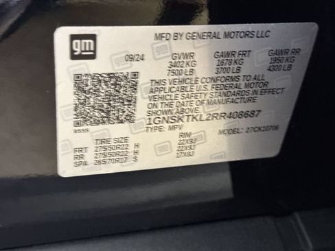 Certified 2024 Chevrolet Tahoe High Country AWD/4WD image 35