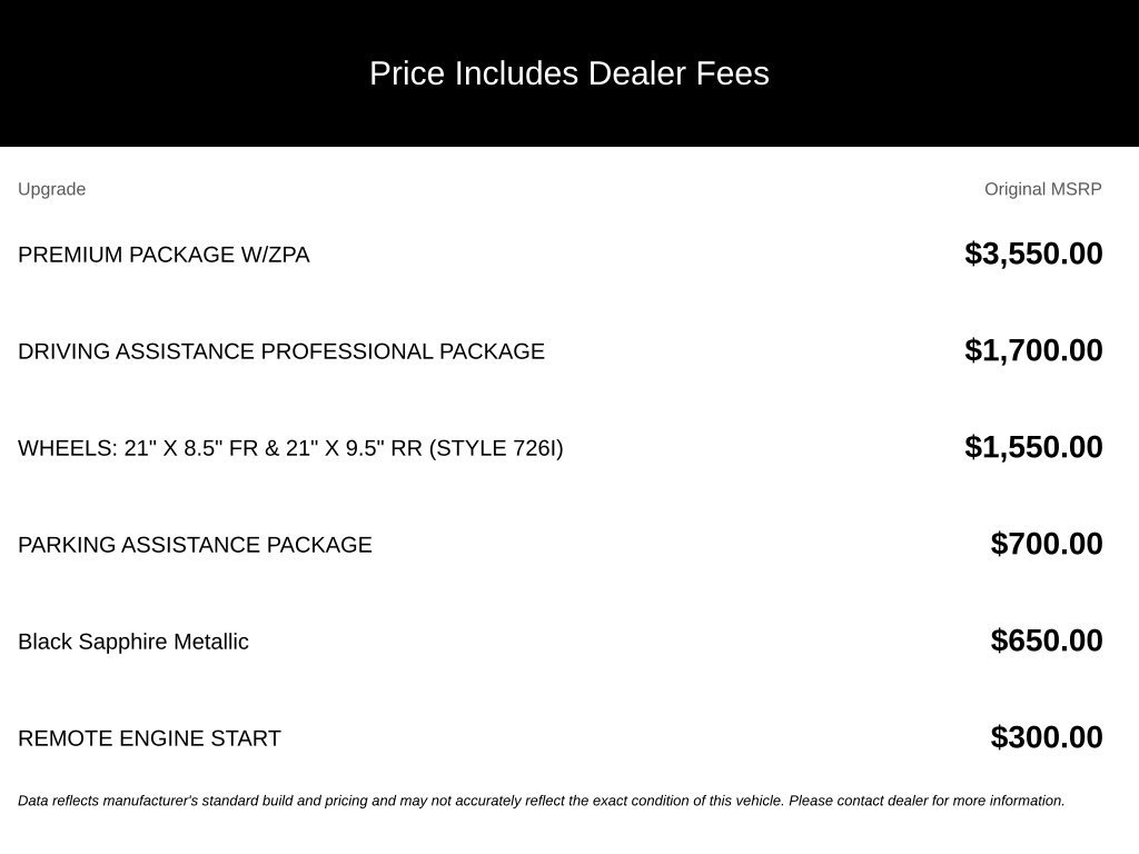 Used 2024 BMW X3 sDrive30i w/ Premium Package w/ZPA RWD image 8