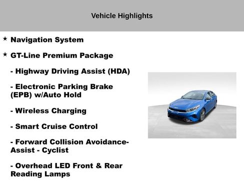 Certified 2022 Kia Forte GT-Line w/ GT-Line Premium Package FWD image 14