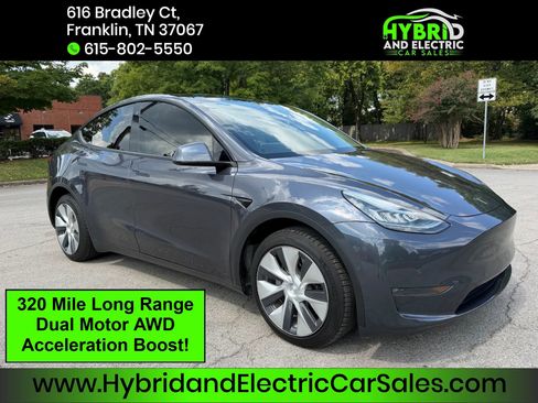 Used 2021 Tesla Model Y Long Range AWD/4WD image 1