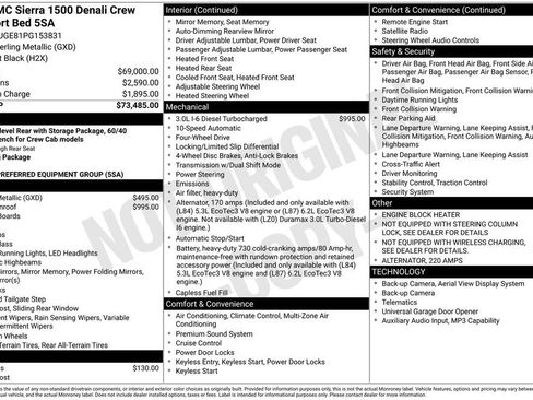 Certified 2023 GMC Sierra 1500 Denali AWD/4WD image 35