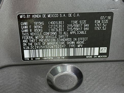 Used 2016 Honda HR-V LX image 12