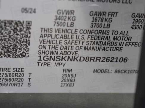 Used 2024 Chevrolet Tahoe LT w/ LT Signature Package AWD/4WD image 16