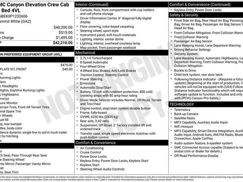 Certified 2023 GMC Canyon Elevation AWD/4WD image 5