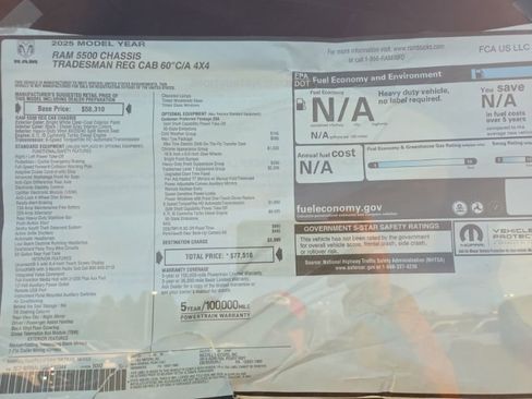 New 2025 RAM 5500 Tradesman image 5