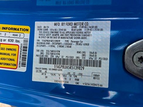 Certified 2024 Ford Mustang Premium RWD image 27