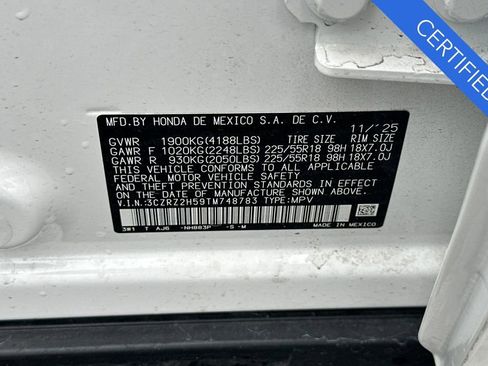 Certified 2026 Honda HR-V Sport image 36